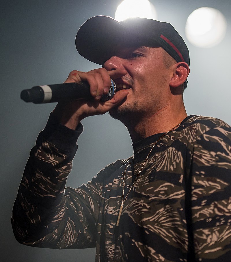 German rapper Capital Bra on promotional tour on June 22, 2018 in Magdeburg  Stock Photo - Alamy