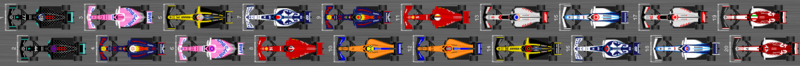 Diagrama grilei de start pentru Marele Premiu de 70 de ani