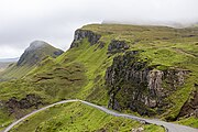 A view of The Quiraing in Isle of Skye, Scotland, in August 2021.