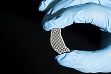 3-D Printed Spinal Disc from Titanium alloy 3-D Printed Spinal Disc (5165) (18306277429).jpg