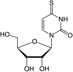 Structural formula of 4-thiouridine