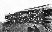 Men of the 99th Aero Squadron with their Salmson 2A2 at Parois Airdrome, France, November 1918 99th Aero Squadron - 6.jpg