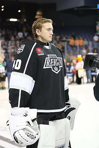 <span class="mw-page-title-main">Cal Petersen</span> American ice hockey player (born 1994)