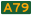 AUS Alphanumeric Route A79.svg