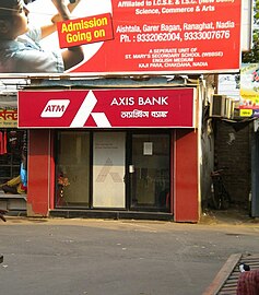 Axis Bank ATM in Ranaghat, West Bengal