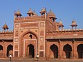 Details of the iwan, of a gate to the courtyard of Jama Masjid, Fatehpur Sikri.