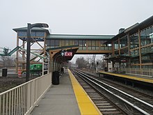 The Arthur Kill station opened in January 2017, replacing the Nassau and Atlantic stations. It was the first new station to open on the railway since the 1930s. A view of the overpass at Arthur Kill from the northbound platform.jpg