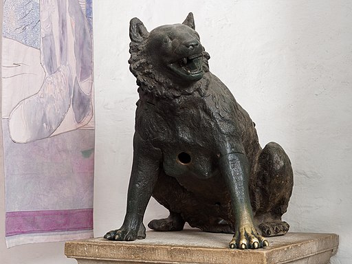 Aachen Cathedral sculpture bear