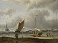 Abraham Storck - Fishing Boats in a Storm off the Dutch Coast at Den Helder.jpg