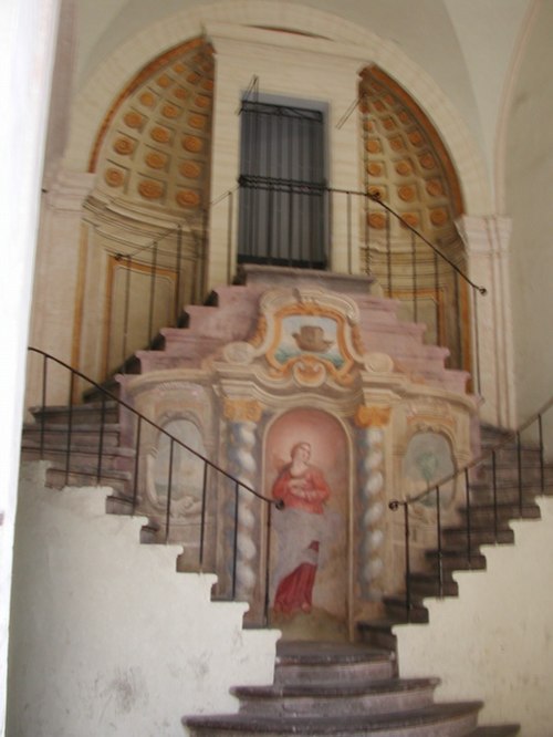 A fresco in the Roman College.