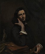 After Gustave Courbet, Self Portrait, NG3240