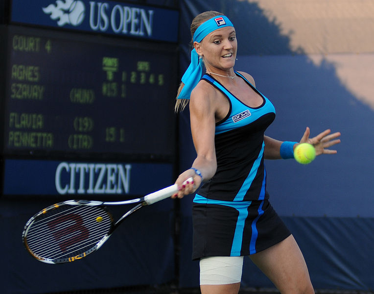 File:Agnes Szavay at US Open 2010.jpg