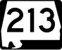 State Route 213 marker 