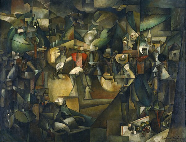 Albert Gleizes, 1912, Harvest Threshing (Le Dépiquage des Moissons), oil on canvas, 269 x 353 cm, National Museum of Western Art, Tokyo