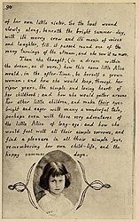 Льюис Кэрролл. Заключительная страница рукописи «Приключений Алисы под землёй» с фотографией Лидделл