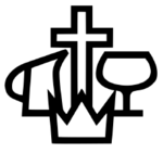 Alliance World Fellowship logo representing the four aspects of the Gospel Alliance World Fellowship logo.png