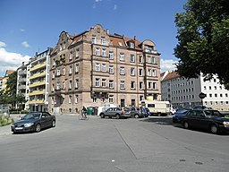 Am Messehaus in Nürnberg