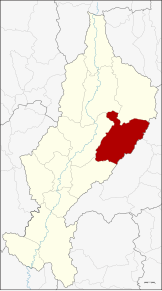 Amplasarea districtului în provincia Lampang