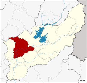 Amplasarea districtului în provincia Uttaradit