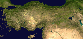 Anatolië, NASA foto