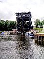 Андертонский лодочный подъёмник, Англия. Соединяет реку Уивер и канал Трент — Мерси при перепаде уровней 15 м