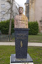 Monument à André Maginot en 1914.