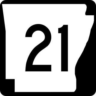 <span class="mw-page-title-main">Arkansas Highway 21</span> State highway in Arkansas, United States