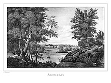 Illustration of Artukainen in Finland framstaldt i teckningar edited by Zacharias Topelius and published 1845-1852. Artukais - Johan Knutson - Finland framstalldt i teckningar - 5.jpg