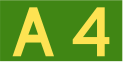 Australian Alphanumeric State Route A4.svg