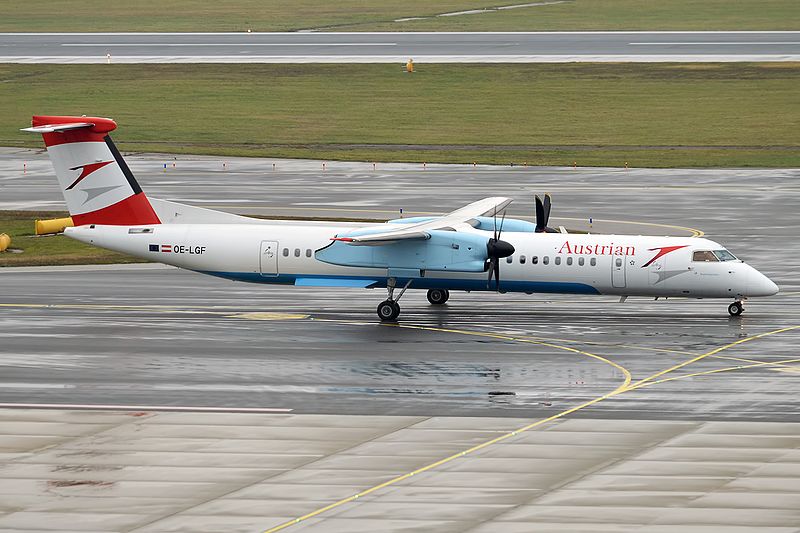 File:Austrian Airlines, OE-LGF, Bombardier Dash 8 Q400 (31296001672).jpg