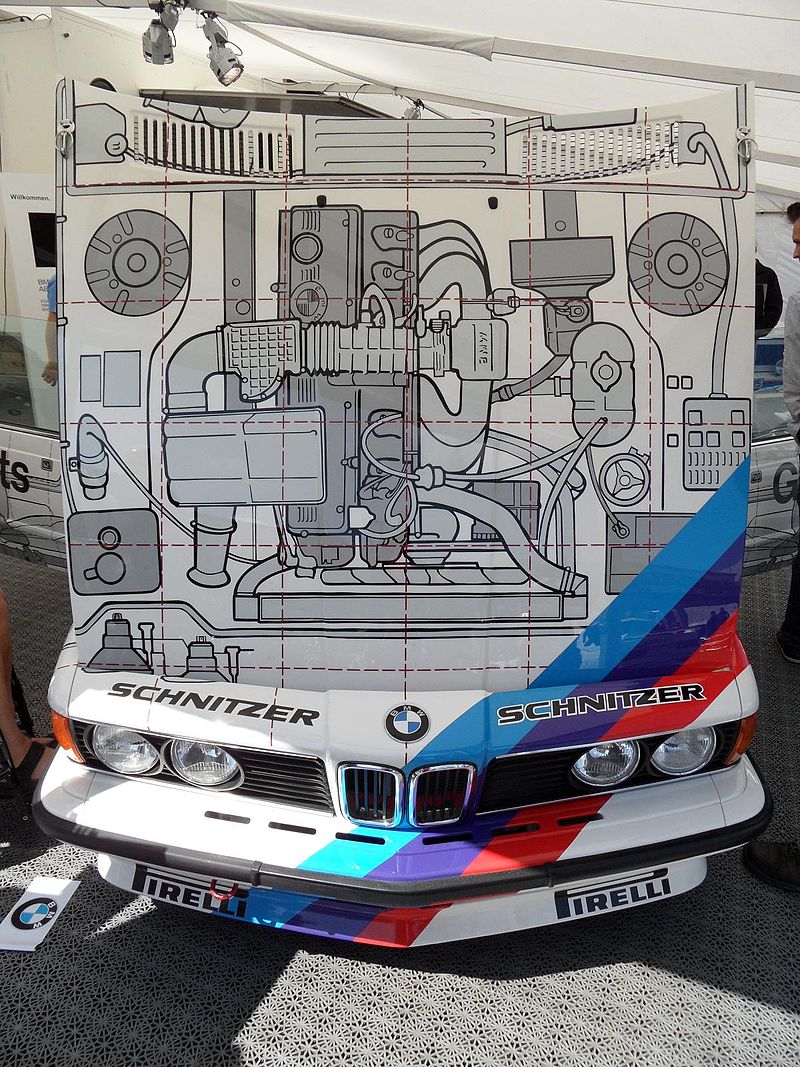 Datei:BMW E24 635 CSi Grp A Works Original BMW Teile Bonnet.JPG – Wikipedia