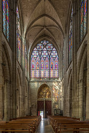 West window of Troyes Cathedral