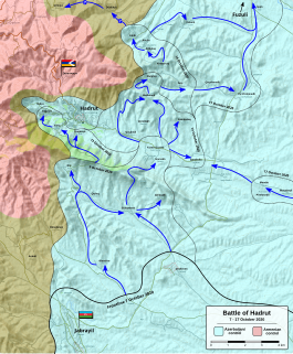 Battle of Hadrut Battle in the 2020 Nagorno-Karabakh war