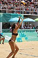 Deutsch: Beachvolleyball bei den Olympischen Jugendspielen 2018; Tag 11, 17. Oktober 2018; Mädchen, Finale – Italien (Claudia Scampoli & Nicol Bertozzi)- Russland (Maria Woronina & Maria Botscharow) 0:2 (19–21/19–21) English: Beach volleyball at the 2018 Summer Youth Olympics at 17 October 2018 – Girls Final – Italy (Claudia Scampoli & Nicol Bertozzi) - Russia (Maria Voronina & Maria Bocharova) 0:2 (19–21/19–21)