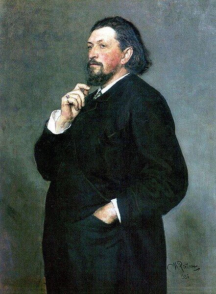 Portrait of M. P. Belyayev by Ilya Repin (1886)