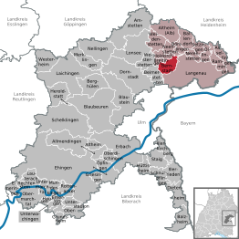 Kaart van Bernstadt