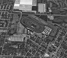 Aerial view of the facility in 1994 Beulah Park 19940406.jpg