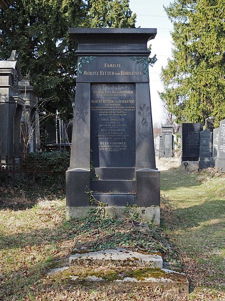 File:Borkenau – Strisower family grave, Vienna, 2017.jpg