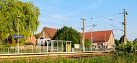 Deutsch: Haltepunkt Ringzug, Brigachtal-Kirchdorf, Schwarzwald-Baar-Kreis, Baden-Württemberg, Deutschland English: Railwaystation Brigachtal-Kirchdorf, district Schwarzwald-Baar-Kreis, Baden-Württemberg, Germany