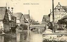 Pont sur la Zorn en 1932.