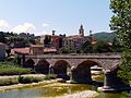 Panorama di Busalla, Liguria, Italia