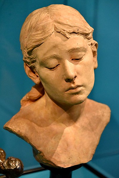 File:Bust of a Young Woman, by Verner Åkerman. Terracotta. Nationalmuseums, Stockholm, Sweden.jpg