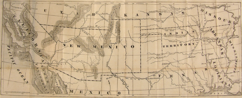 The stage routes from a Butterfield Overland Mail Company map Butterfield-Overland.gif