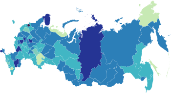 Brote de COVID-19 total de muertes per cápita en Rusia.svg