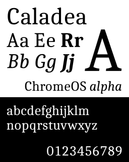 Croscore fonts Open-source typeface family