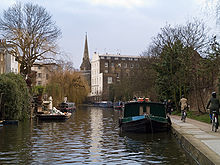 The Regent's Canal near St Mark's Regents' Park.