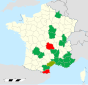 Carte des soufflaculs en France