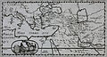 Carte du voyage du sieur Daulier Deslandes en Perse (1665)