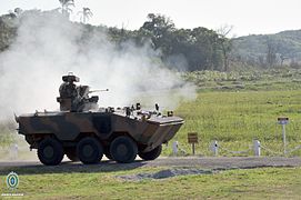 VBTP-MR Guarani in firing operation