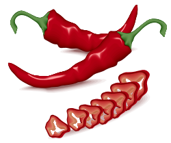 Cayenne peppers.svg